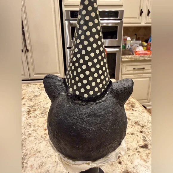 Vintage Black Cheshire Cat Halloween Decor - Picture 4 of 5